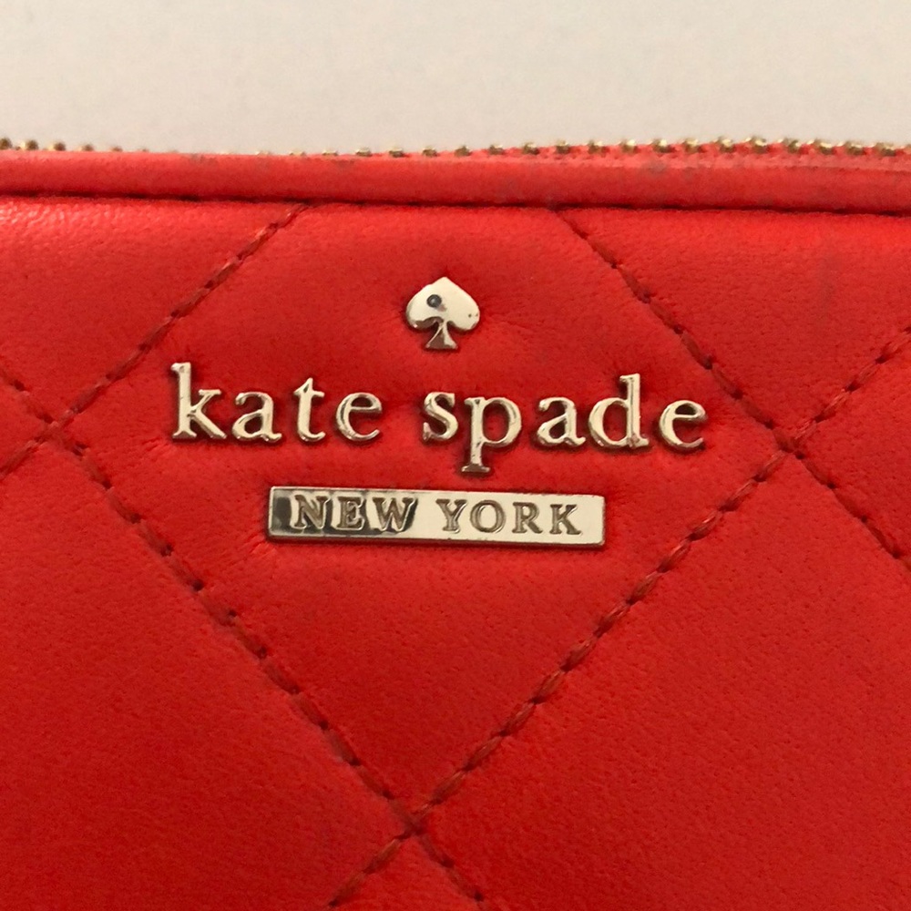 Kate Spade leather quilted wallet